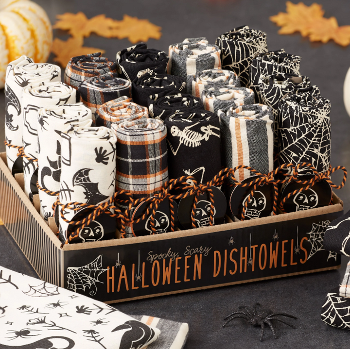 Design Imports, Hallows Eve Dishtowels, Assorted & Sold Separately