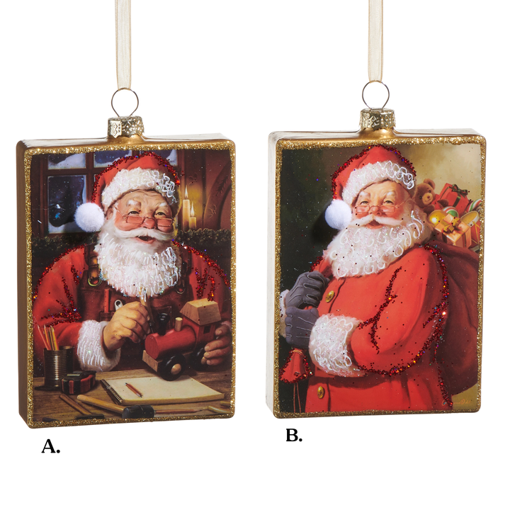 5" Jolly Delivery Rectangle Ornament - Assorted & Sold Separately