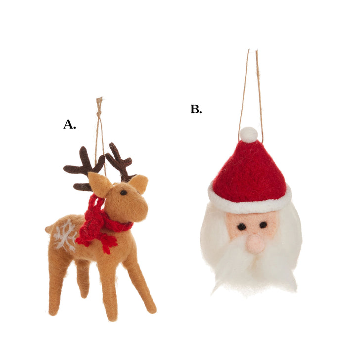 5" Spirited Medley Ornaments - Assorted & Sold Separately