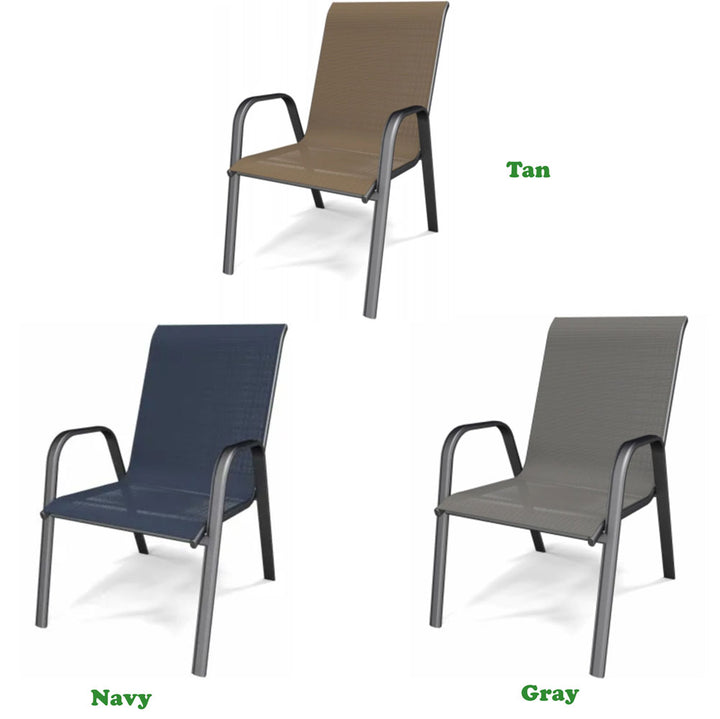 Four Seasons Courtyard, Stackable Sling Chairs, Assorted and Sold Separately