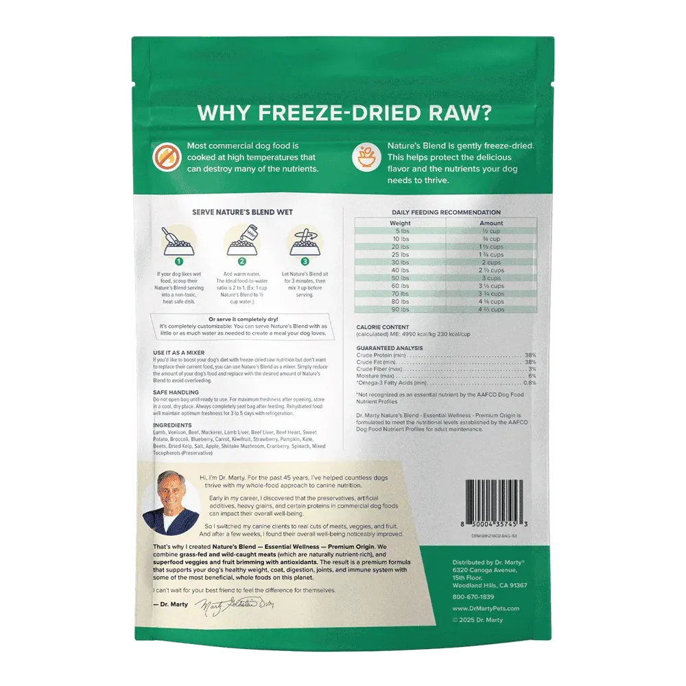 Dr. Marty, Nature's Blend - Premium Origin 80oz