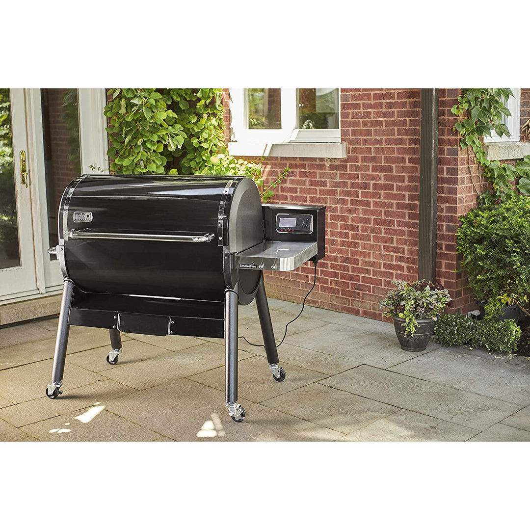 Weber SmokeFire EX6 Wood Fired Pellet Grill, Black