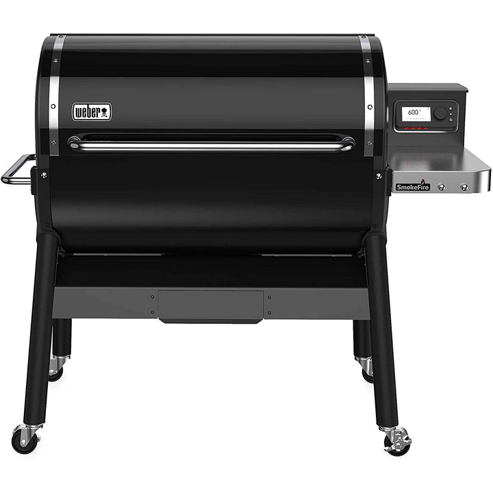 Weber SmokeFire EX6 Wood Fired Pellet Grill, Black