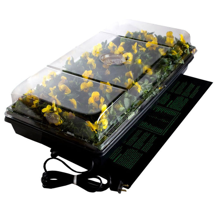 Jump Start Germination Station w/Heat Mat, Tray, 72-Cell Pack, 2" Dome