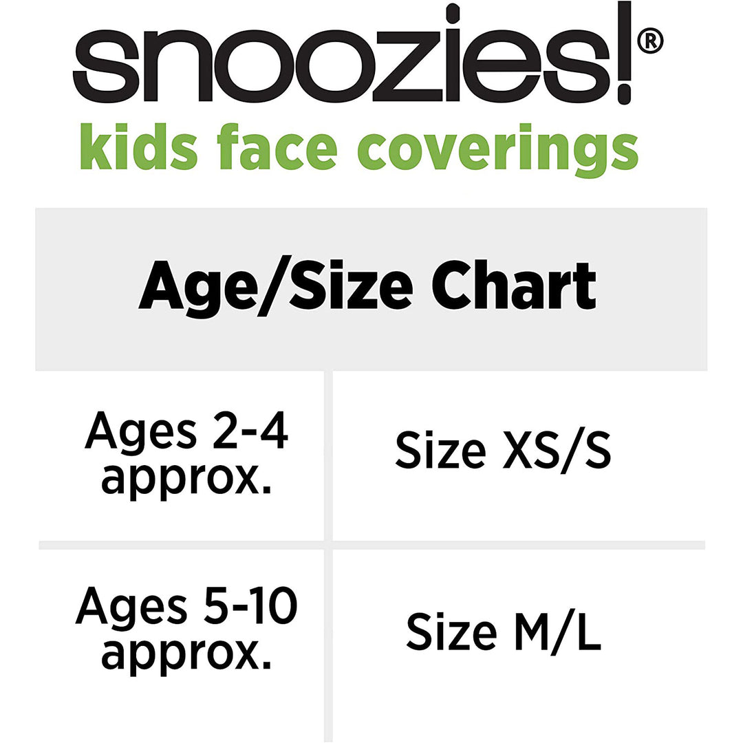 Snoozies!® Reusable Face Covering Mask w/ 4 Disposable Filters, Kids M/L Size, Cats Print