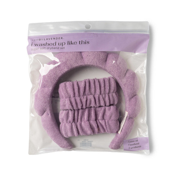 Lemon Lavender I Washed up Like This Super Soft Dryband Set, Assorted and Sold Separately