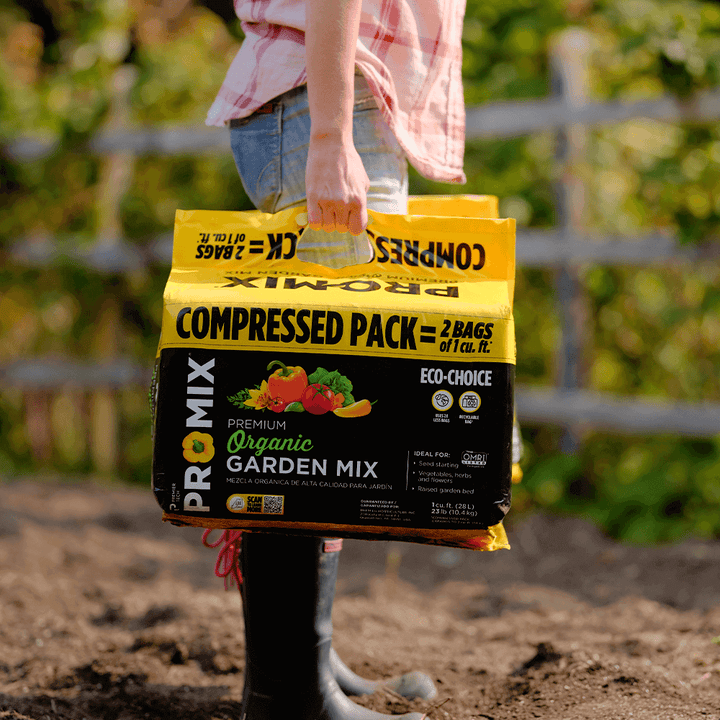 PRO-MIX Organic Garden Mix 2 CF in a 1 CF Compressed Pack