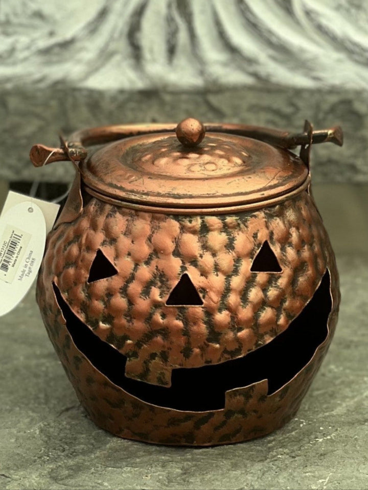 Copper Pumpkin Cauldron (Small)