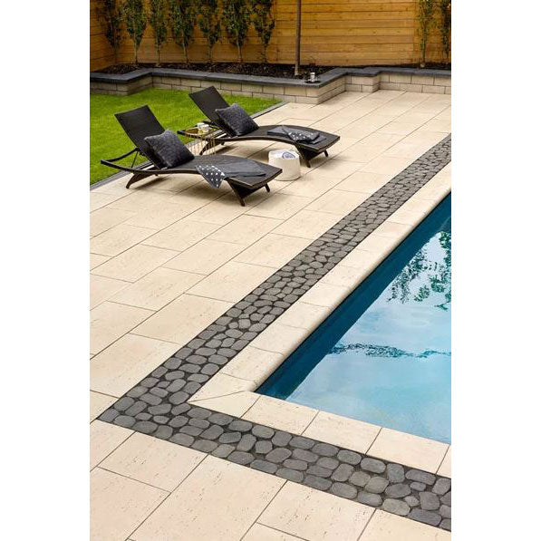 Techo-Bloc Travertina Raw Patio Slabs
