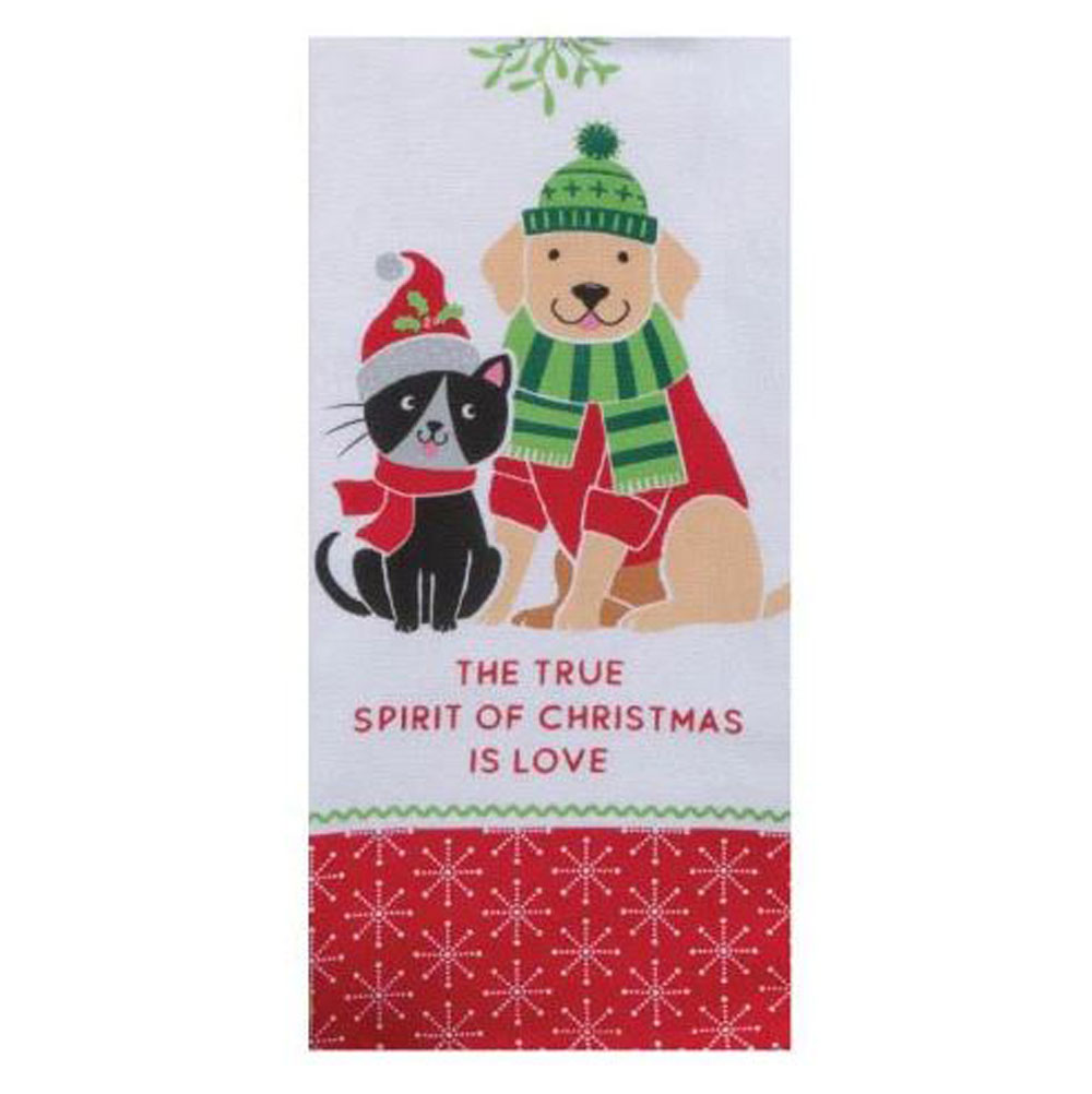 Shop Christmas Village Terry Dual Purpose Towel at Rod's